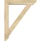 Ekena Millwork Traditional Slat Rough Sawn Bracket w/ Offset Brace, Douglas Fir, 6"W x 30"D x 38"H BKT0604X30X38TRA06RDF - alternate 4